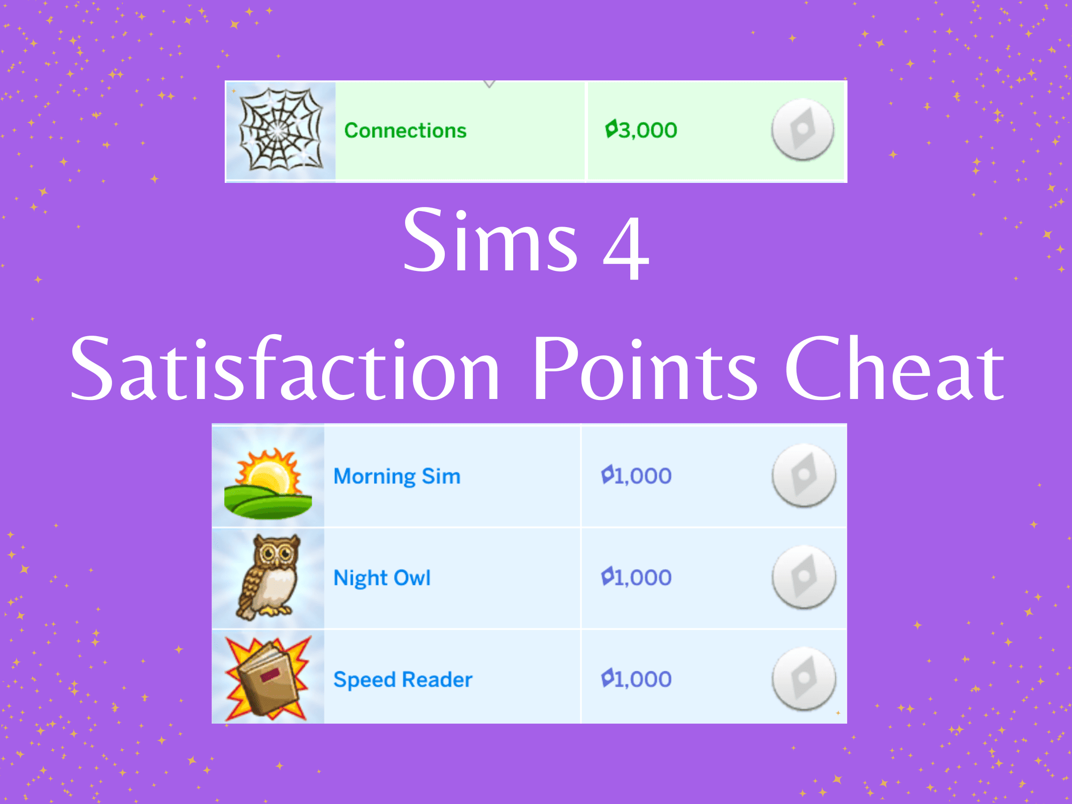How To Cheat Satisfaction Points in The Sims 4 